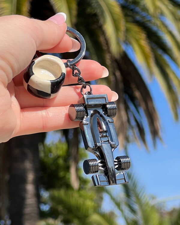 Racing Mini Mug Keyrings