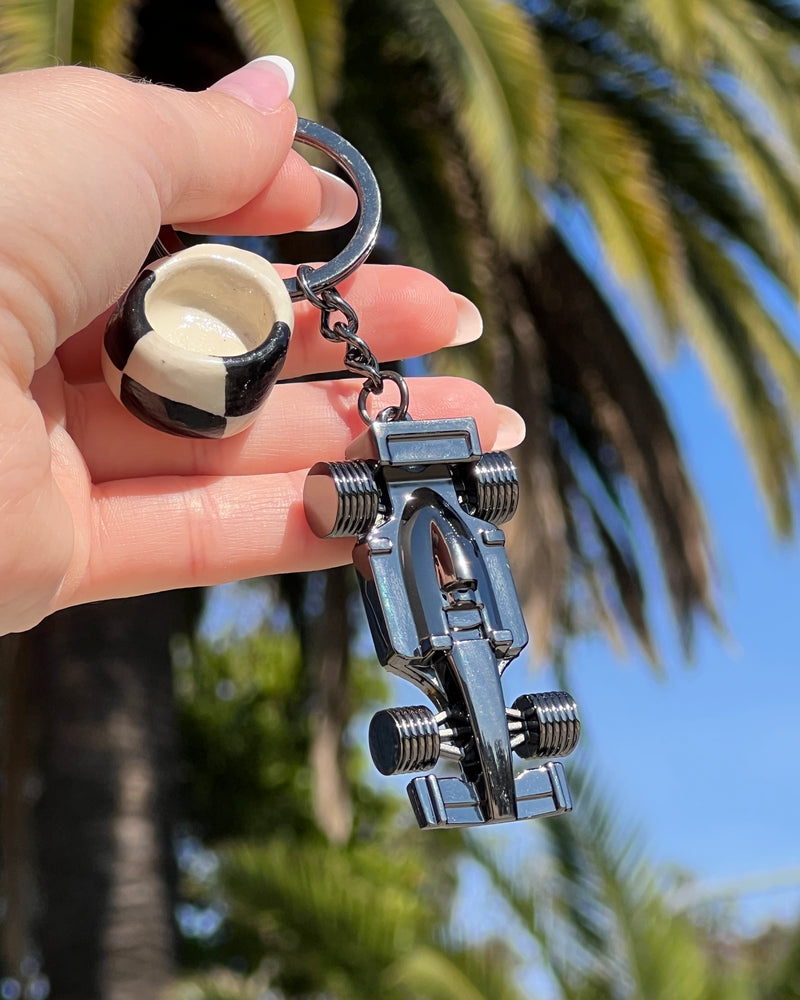 Racing Mini Mug Keyrings